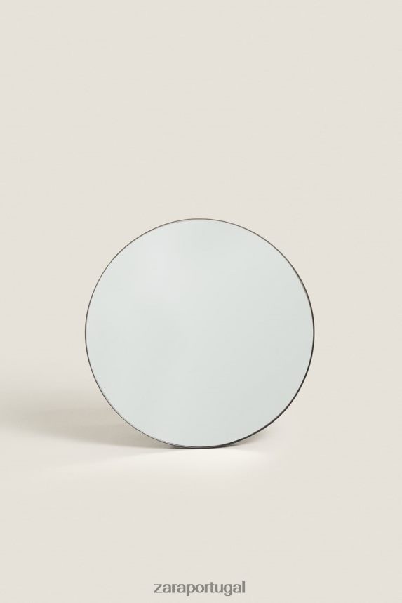 espelho redondo unissex Zara preto Z2080L1720 acessórios