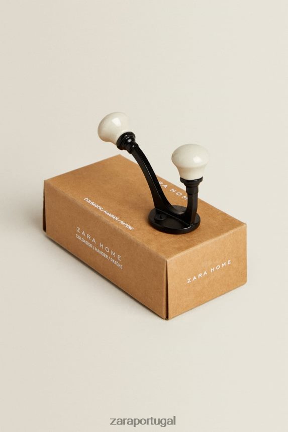 gancho de cerâmica unissex Zara cinza Z2080L1733 acessórios