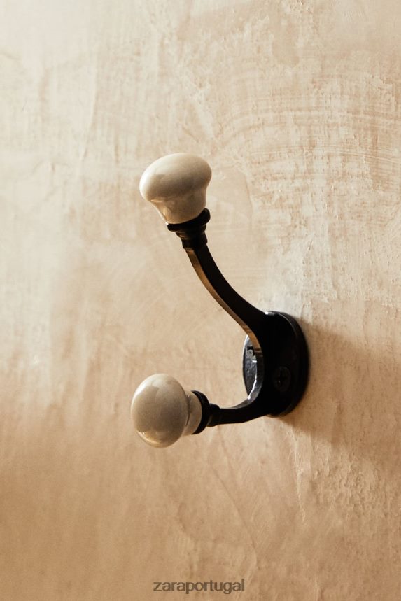 gancho de cerâmica unissex Zara cinza Z2080L1733 acessórios