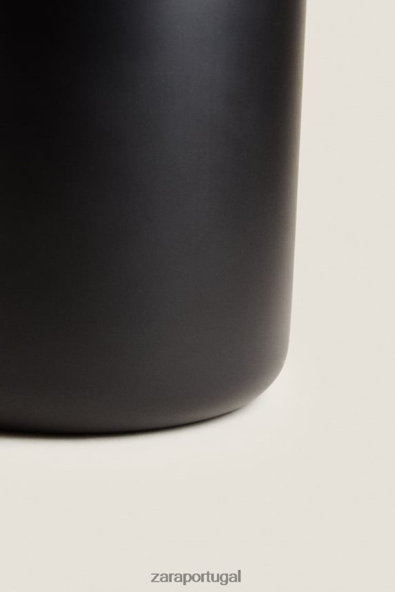 grande lixeira de resina unissex Zara preto Z2080L1719 acessórios