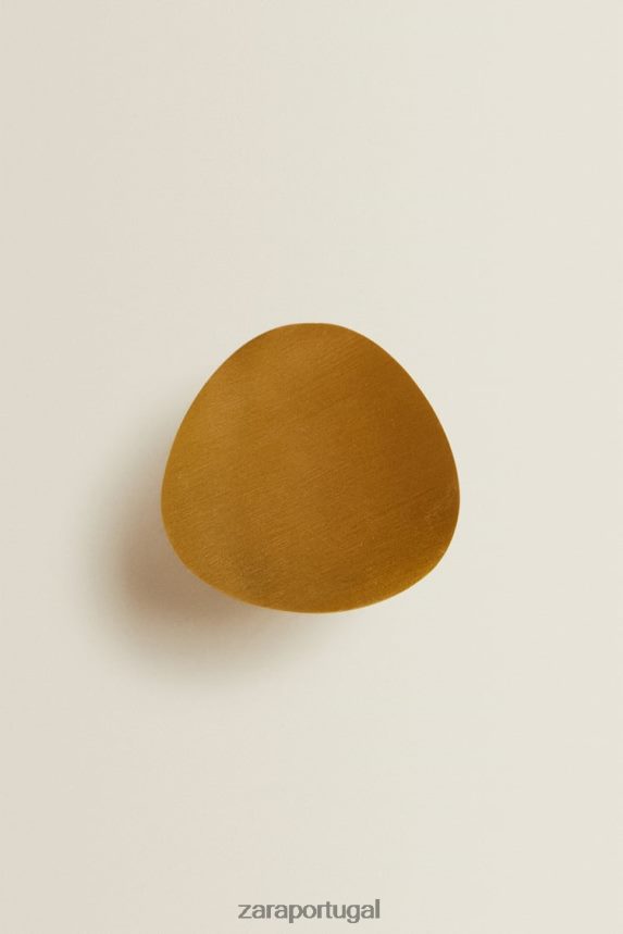 maçaneta de porta de latão (pacote com 2) unissex Zara dourado Z2080L1744 acessórios