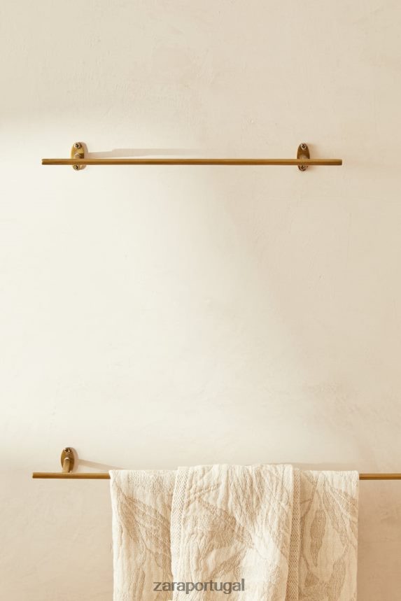 toalheiro em aço dourado unissex Zara dourado Z2080L1741 acessórios