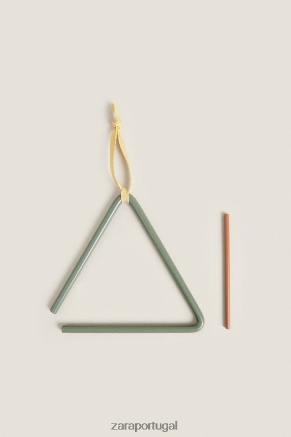brinquedo triangular musical unissex Zara verde Mar Z2080L1589 acessórios