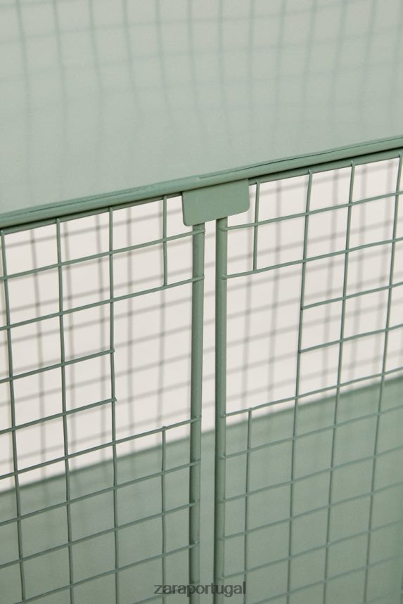 estante metálica com portas unissex Zara verde Z2080L1592 acessórios