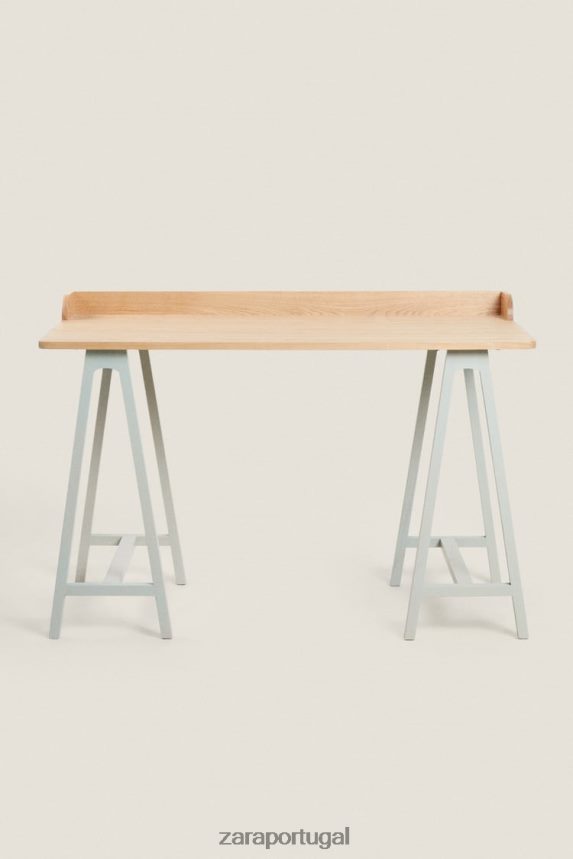 mesa de cavalete unissex Zara azul esverdeado Z2080L1576 acessórios
