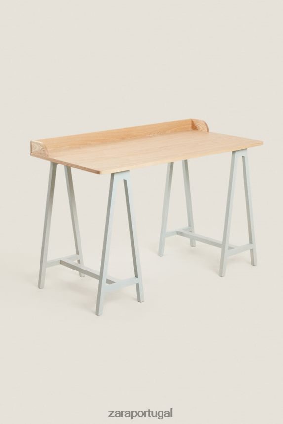 mesa de cavalete unissex Zara azul esverdeado Z2080L1576 acessórios