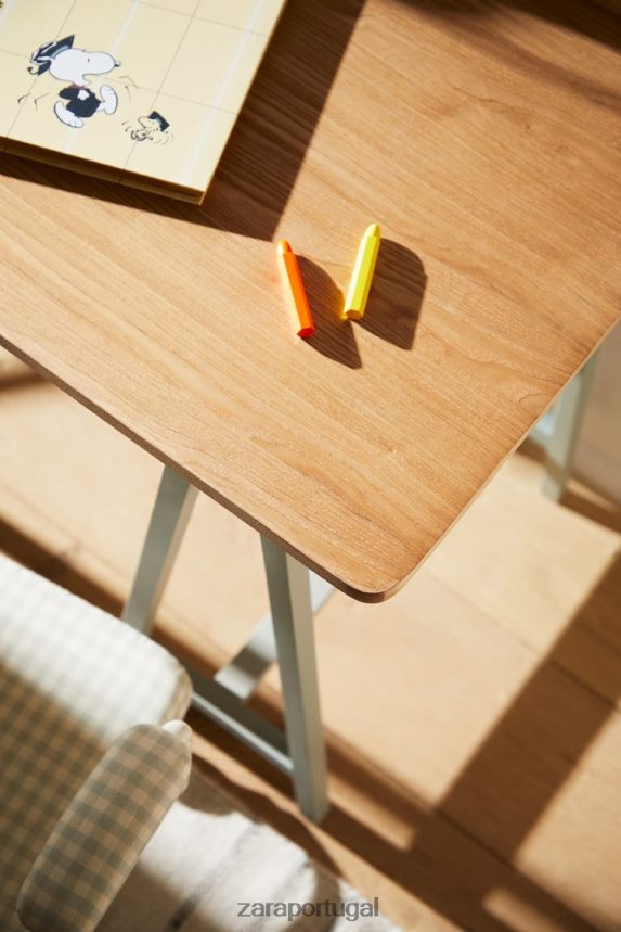 mesa de cavalete unissex Zara azul esverdeado Z2080L1576 acessórios