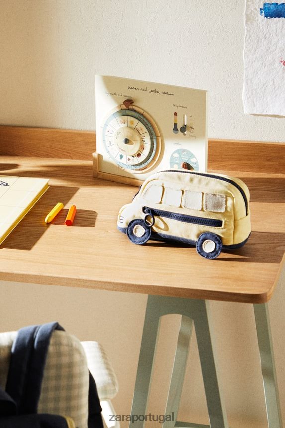 mesa de cavalete unissex Zara azul esverdeado Z2080L1576 acessórios