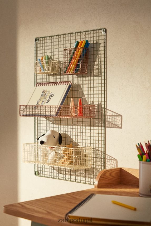 organizador de suspensão de metal unissex Zara verde Z2080L1593 acessórios