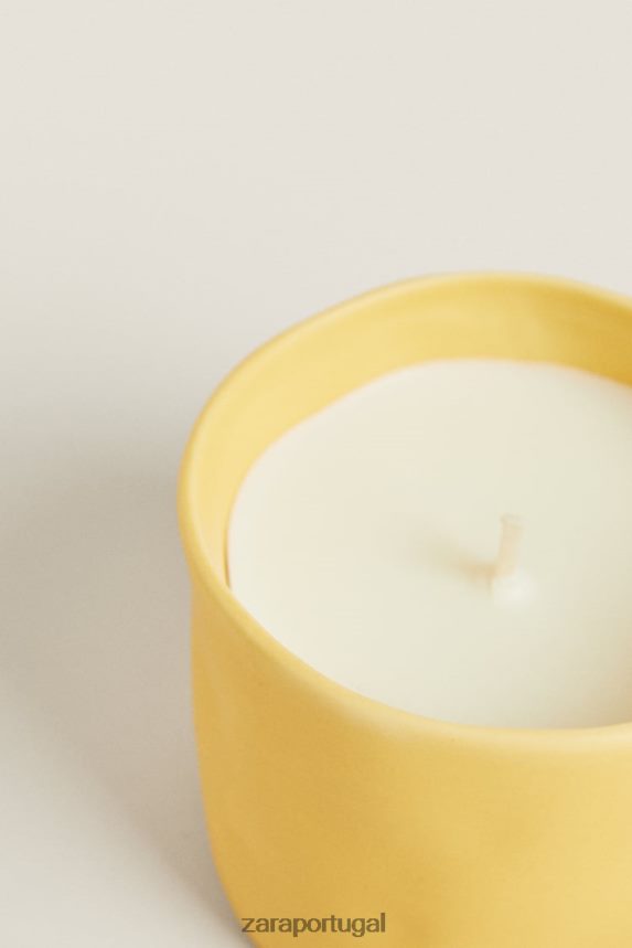 (150 g) vela perfumada com limão e bergamota unissex Zara branco Z2080L1755 acessórios