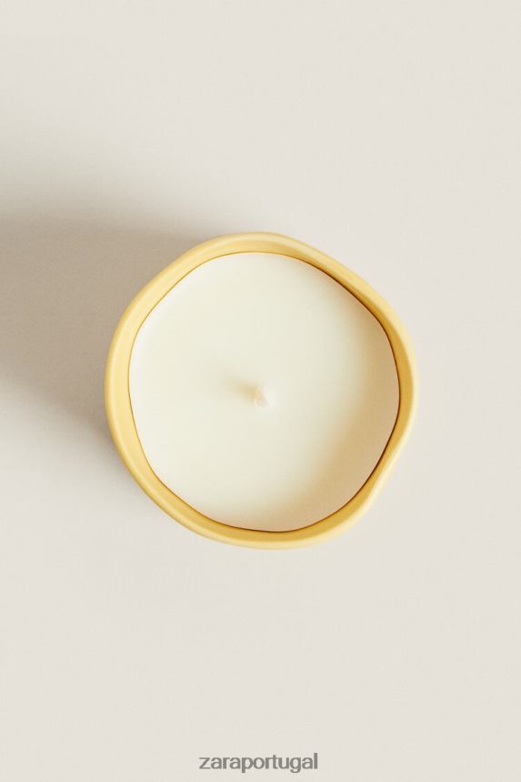 (150 g) vela perfumada com limão e bergamota unissex Zara branco Z2080L1755 acessórios