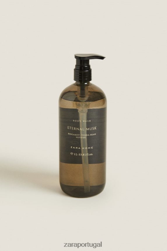 (34 onças) sabonete corporal líquido de almíscar eterno unissex Zara cinza Z2080L1774 acessórios