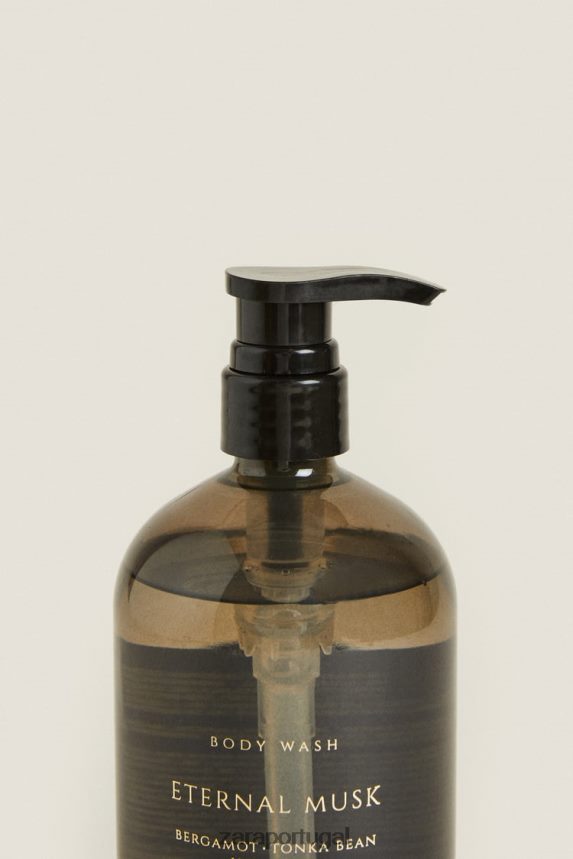 (34 onças) sabonete corporal líquido de almíscar eterno unissex Zara cinza Z2080L1774 acessórios