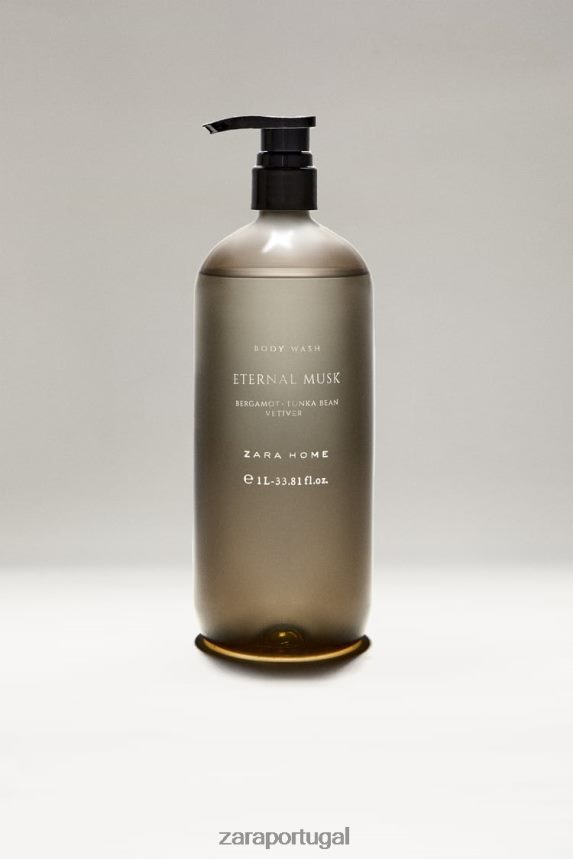 (34 onças) sabonete corporal líquido de almíscar eterno unissex Zara cinza Z2080L1774 acessórios