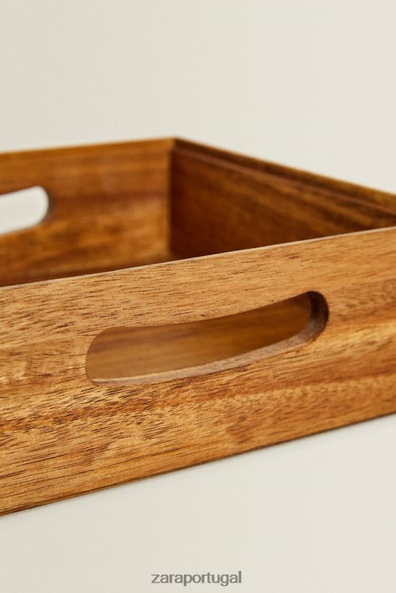 caixa de armazenamento unissex Zara bege claro Z2080L1695 acessórios