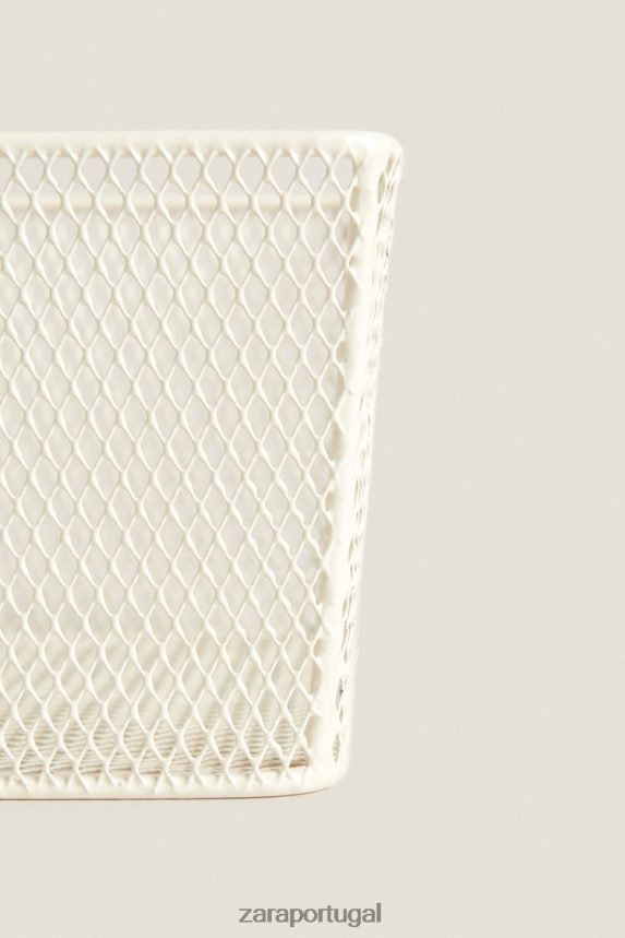 cesto lacado unissex Zara branco Z2080L1697 acessórios