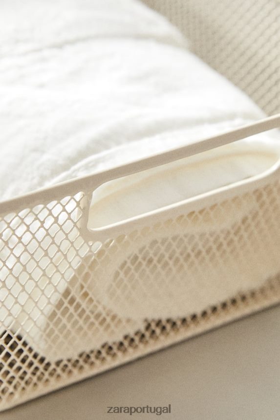 cesto lacado unissex Zara branco Z2080L1697 acessórios