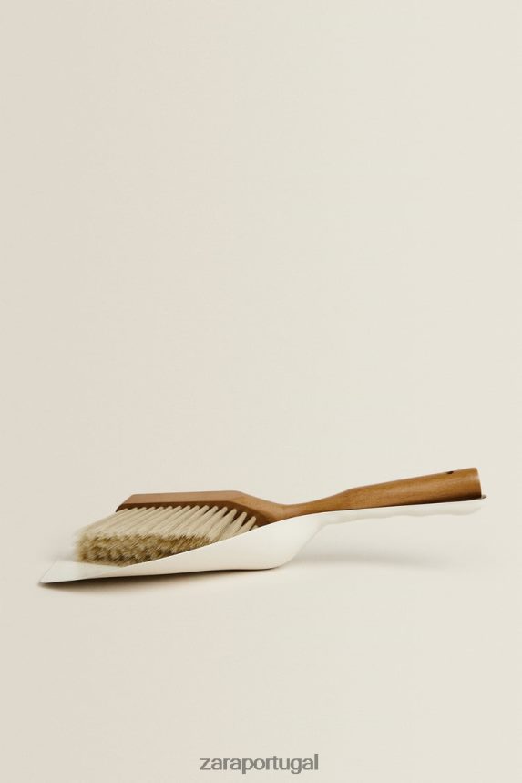 conjunto de pá e escova unissex Zara branco Z2080L1779 acessórios