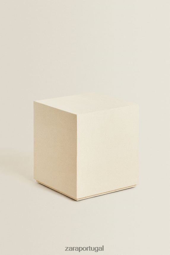 mesa com acabamento em cimento unissex Zara ostra branca Z2080L1633 acessórios