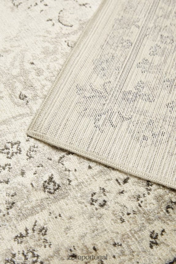 tapete com efeito vintage unissex Zara bege Z2080L1660 acessórios