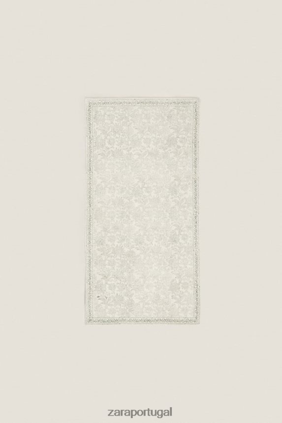 tapete com estampa de bloco unissex Zara multicolorido Z2080L1643 acessórios