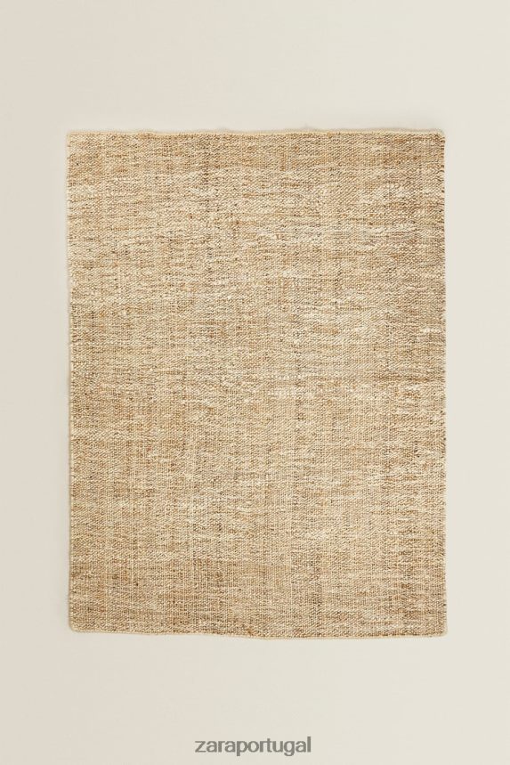 tapete de juta. unissex Zara bege claro Z2080L1647 acessórios