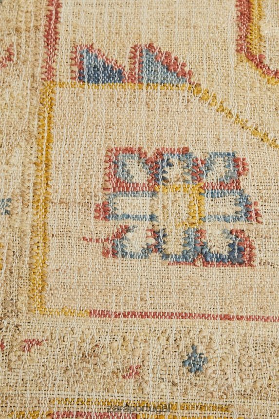 tapete de juta vintage unissex Zara bege claro Z2080L1640 acessórios