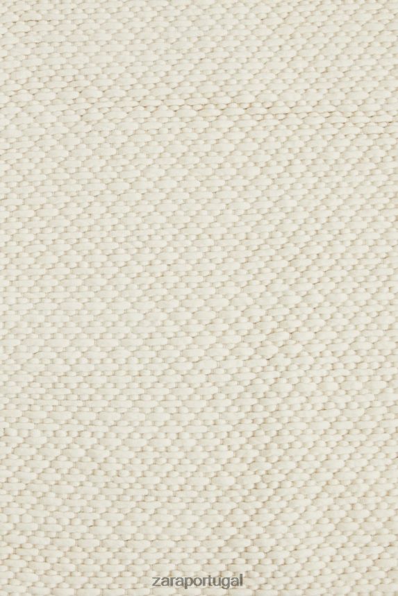 tapete de lã unissex Zara ostra branca Z2080L1654 acessórios