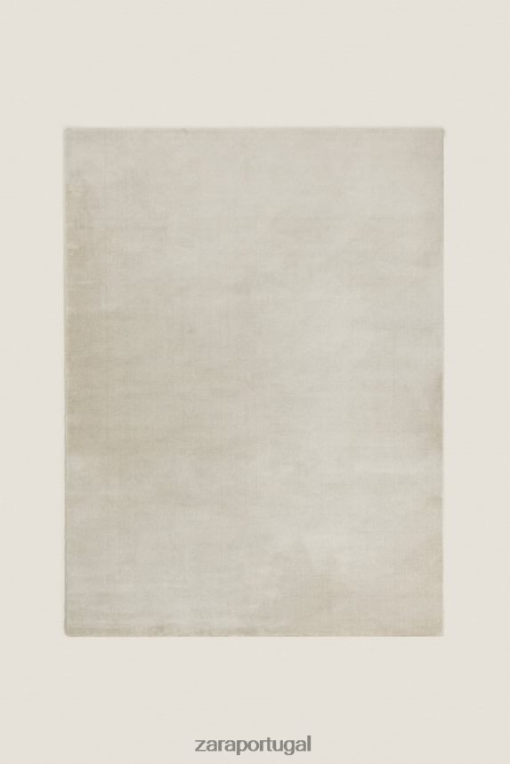 tapete texturizado de toque suave unissex Zara cinza/bege Z2080L1648 acessórios