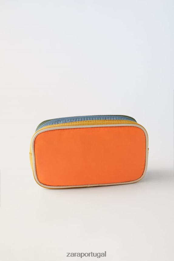 bolsa acolchoada multicolorida crianças Zara laranja Z2080L1557 acessórios