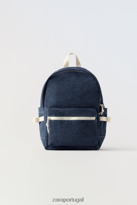 denim mochila crianças Zara azul denim Z2080L1533 acessórios