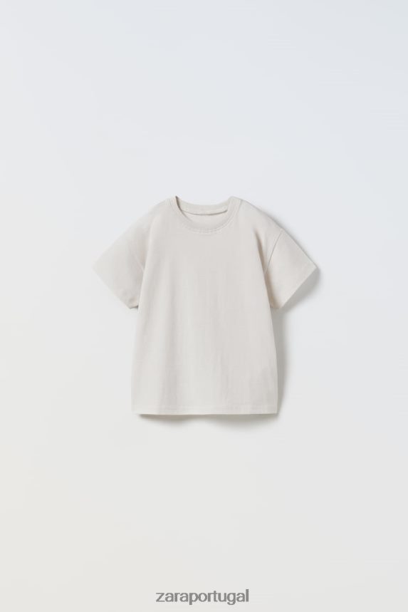camiseta lisa crianças Zara pedra Z2080L1572 roupas