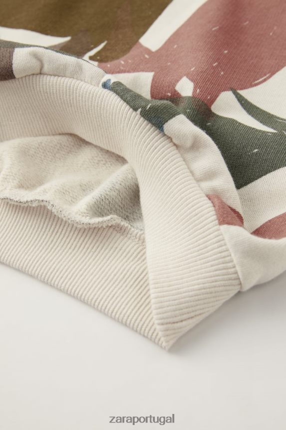 conjunto de dinossauro crianças Zara cru Z2080L1549 roupas