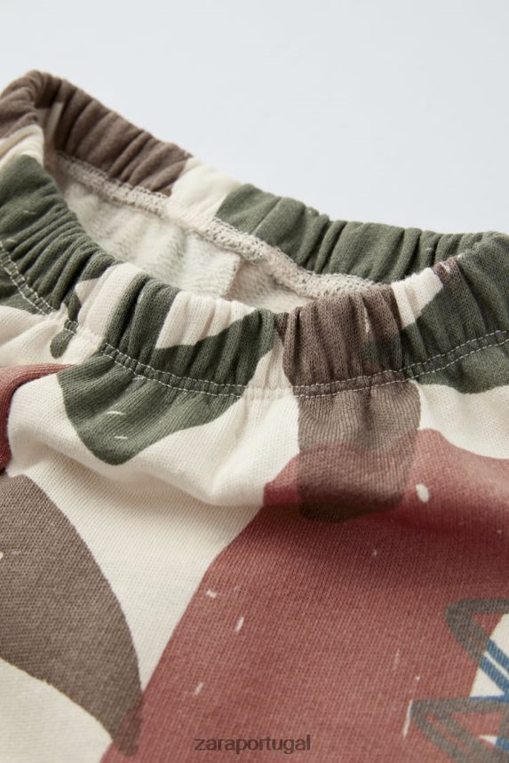 conjunto de dinossauro crianças Zara cru Z2080L1549 roupas