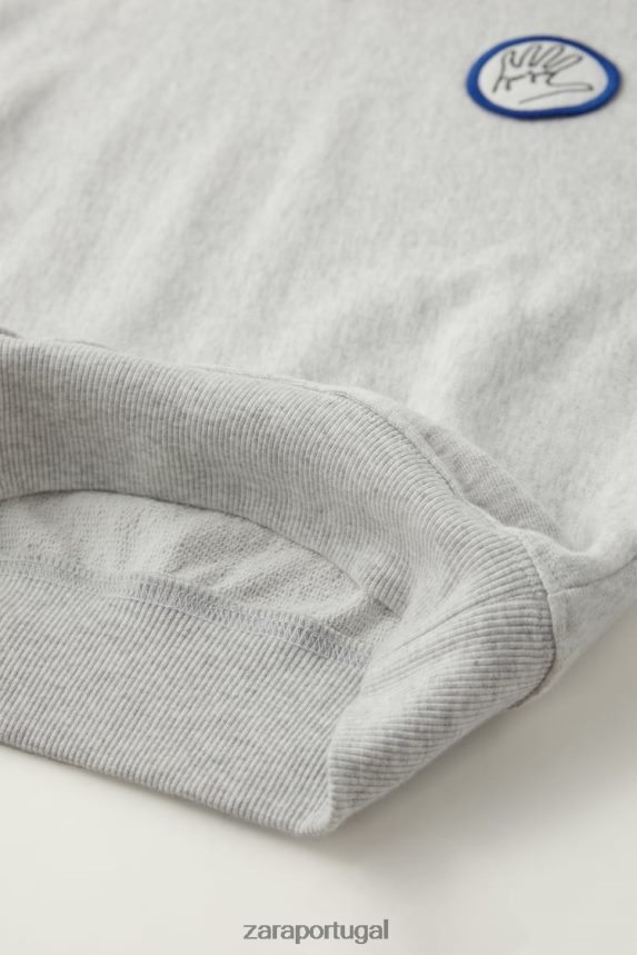 moletom java jacobs crianças Zara marga cinza Z2080L1516 roupas