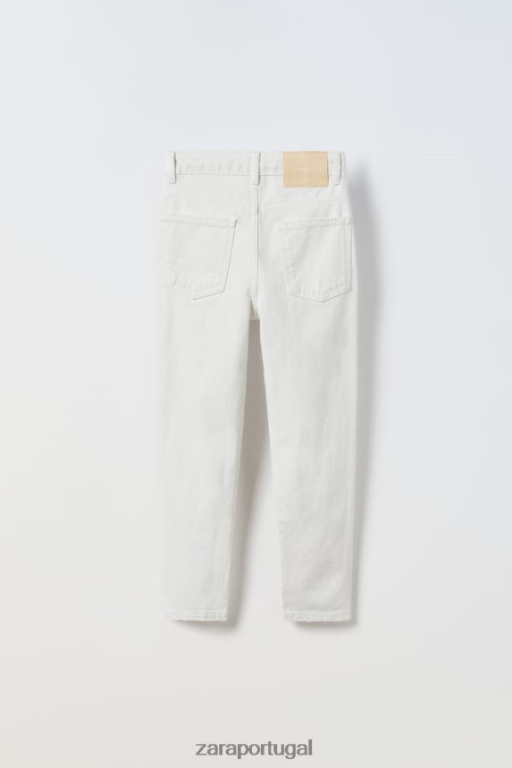 Jeans rasgado crianças Zara cru Z2080L1615 roupas