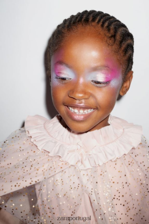 fantasia de capa princesa de tule crianças Zara rosa Z2080L1620 roupas