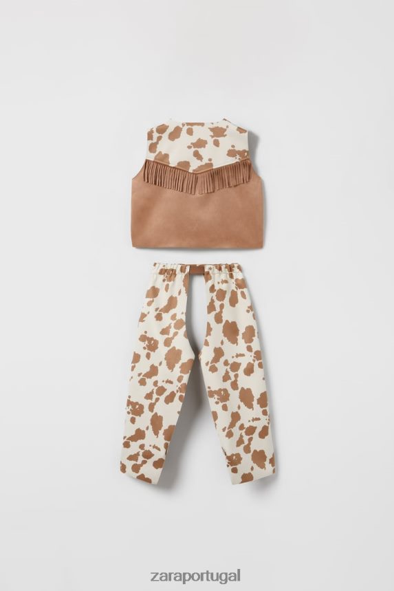 fantasia de vaqueiro crianças Zara marrom Z2080L1614 roupas
