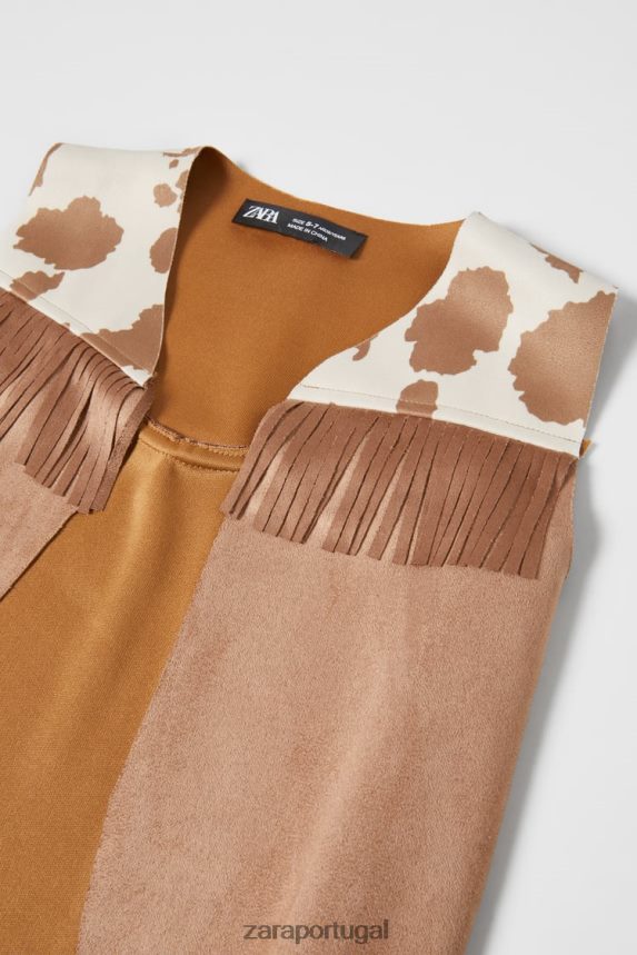 fantasia de vaqueiro crianças Zara marrom Z2080L1614 roupas