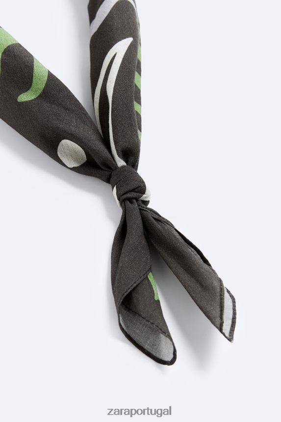 bandana estampa floral homens Zara multicolorido Z2080L1400 acessórios