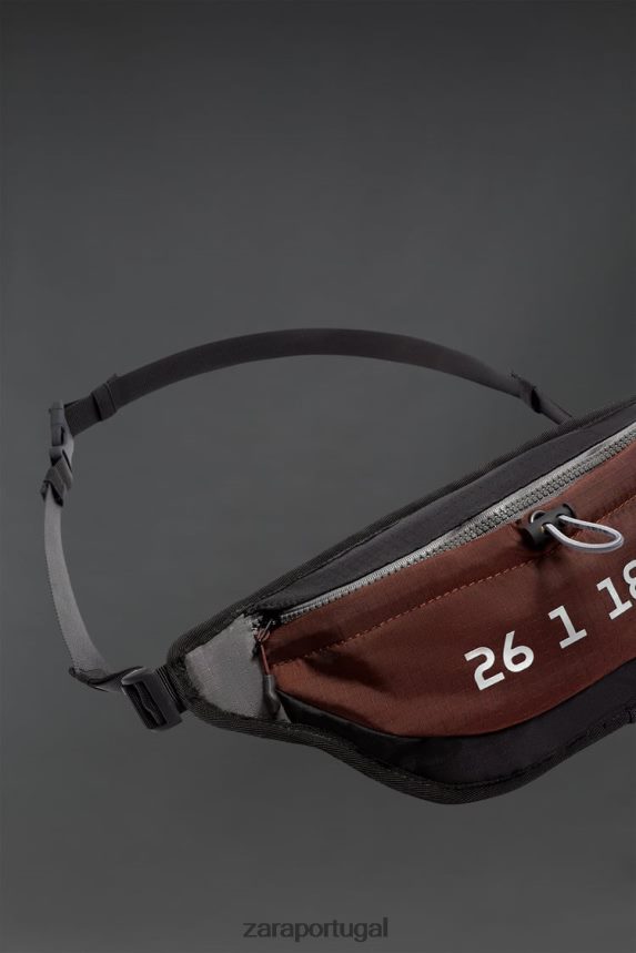 bolsa de cinto de náilon homens Zara multicolorido Z2080L1281 acessórios