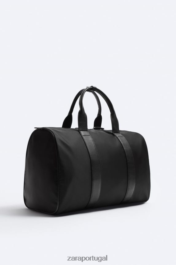 bolsa de tecido homens Zara preto Z2080L1289 acessórios