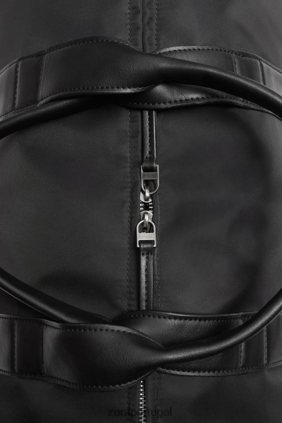 bolsa de tecido homens Zara preto Z2080L1289 acessórios