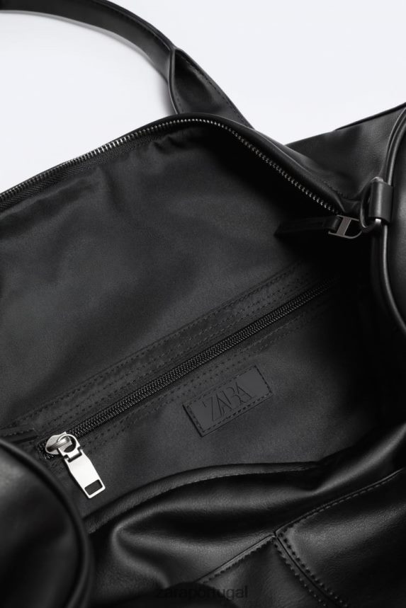 mochila macia homens Zara preto Z2080L1327 acessórios