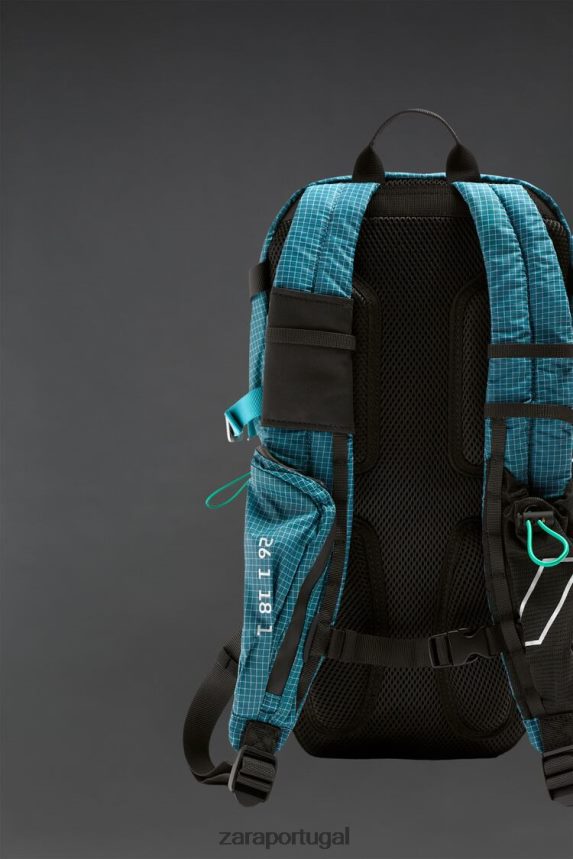 mochila técnica homens Zara azul Z2080L1280 acessórios