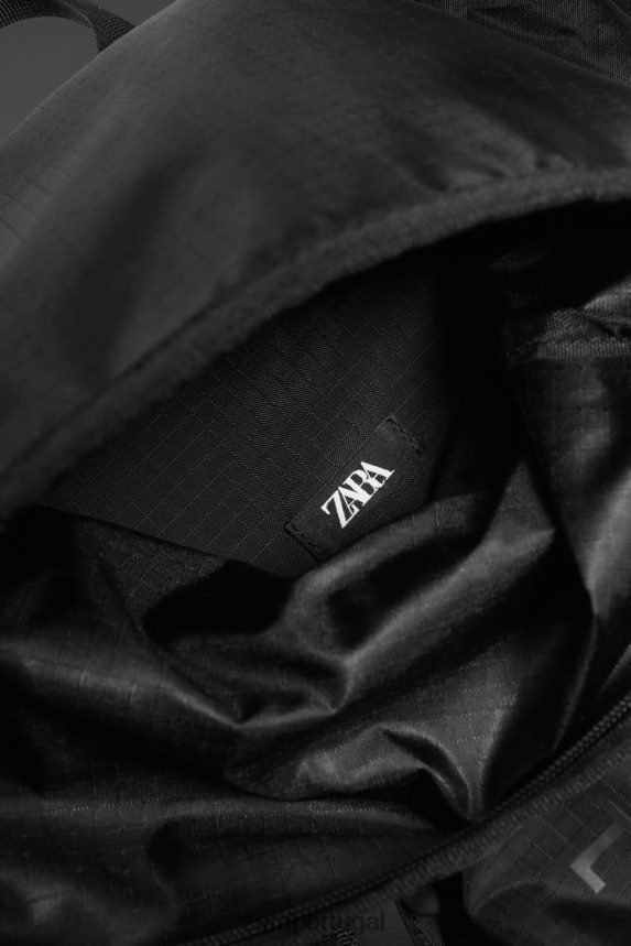mochila técnica homens Zara preto Z2080L1282 acessórios