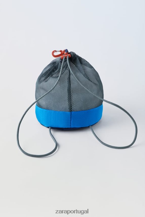 portador de bola de malha atlética homens Zara cinza Z2080L1510 acessórios