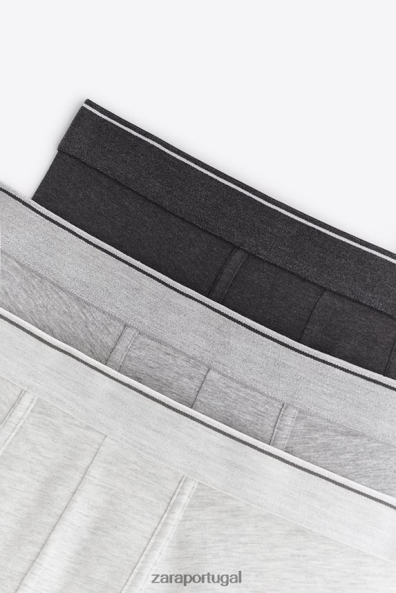 3 pack de boxers básicos homens Zara vários Z2080L1422 acessórios