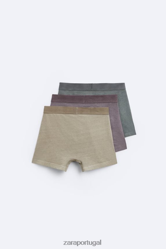 3 pack de boxers combinados homens Zara vários Z2080L1429 acessórios