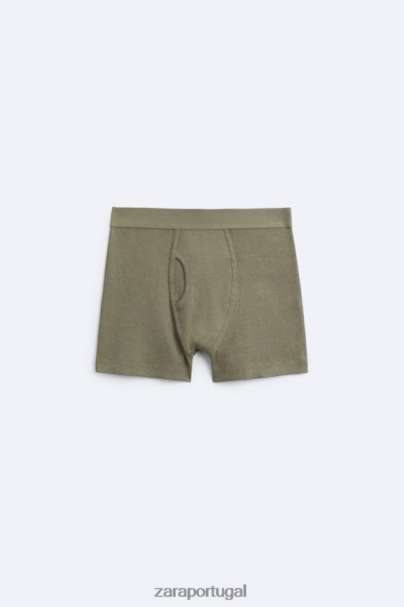 3 pack de boxers texturizados homens Zara vários Z2080L1425 acessórios